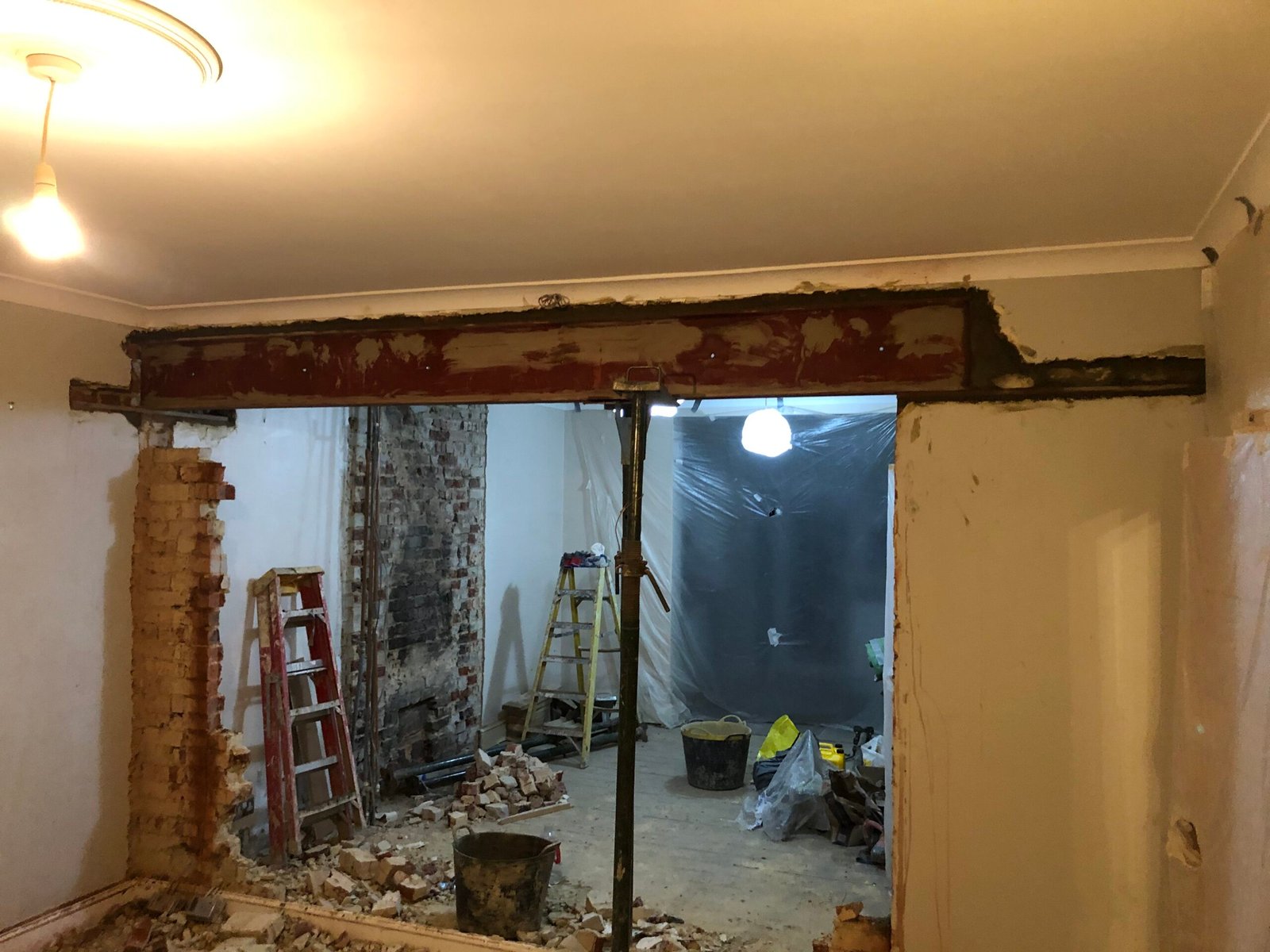 Gallery Of Removing Chimney and Steel Beam Work